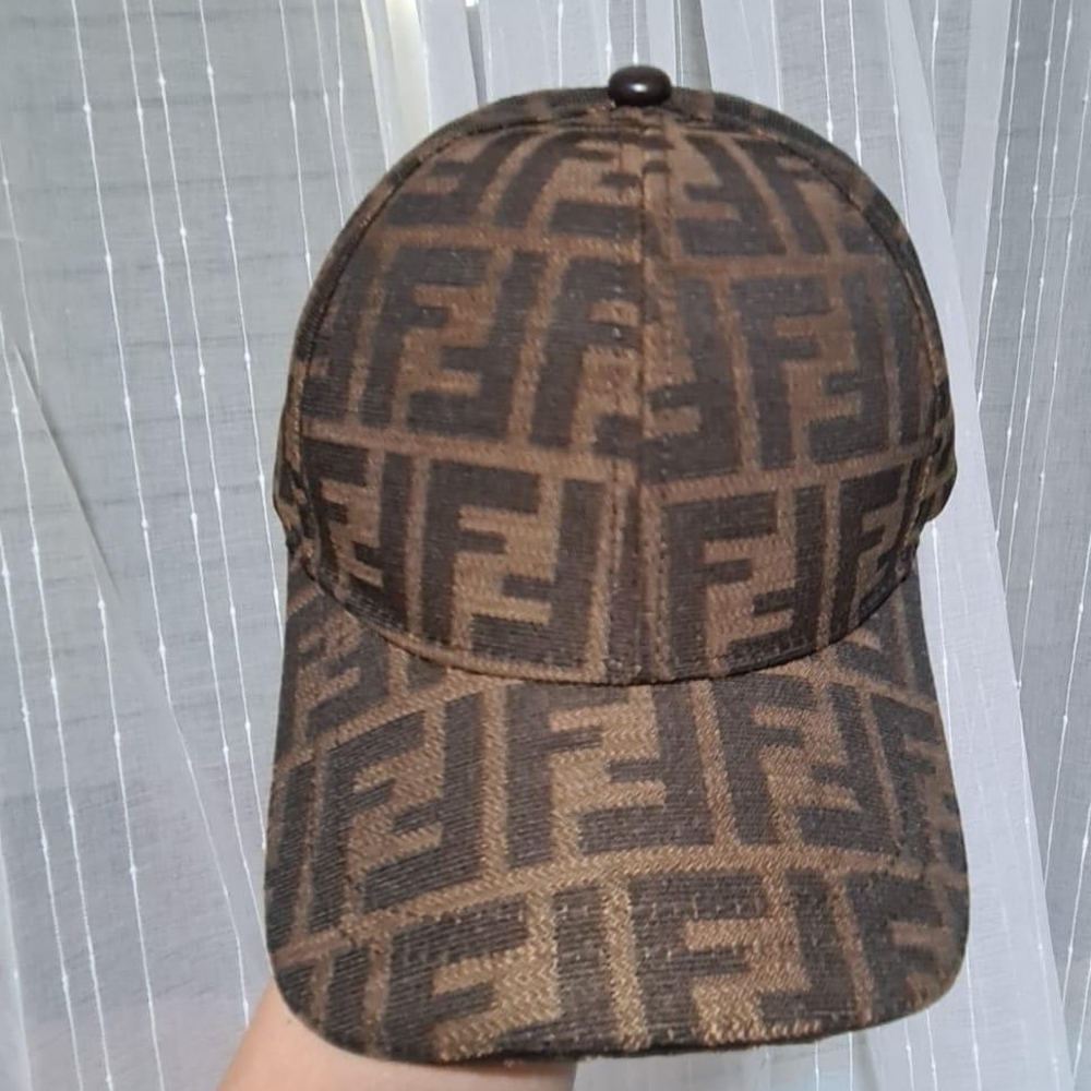 Fendi Brown Monogram Hat